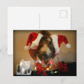 Postale Carte de Noël JG (Devant / Derrière)