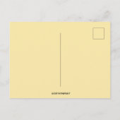 Postale Carte de Noël : La Visite des Trois Sages (Dos)