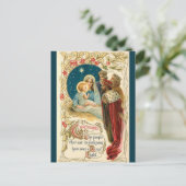 Postale Carte de Noël : La Visite des Trois Sages (Debout devant)