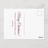 Postale Carte de Noël – L'arbre de corail enchanté d'Eva (Dos)