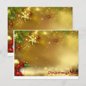 Postale Carte de Noël Marri (Devant / Derrière)