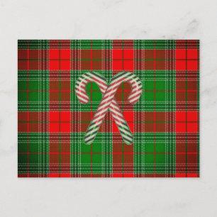 Postale carte de Noël/menthe poivrée
