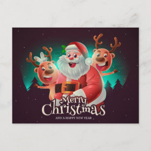 Postale Carte de Noël mignonne