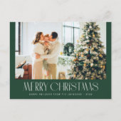 Postale Carte de noël miniature branchée (Devant)