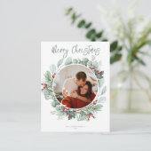 Postale Carte de Noël moderne (Debout devant)