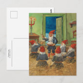 Postale Carte de Noël par Jenny Nystrom (Devant / Derrière)