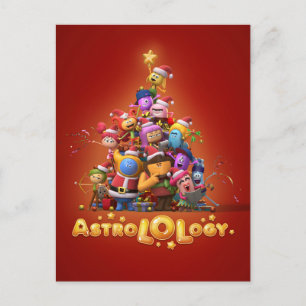 Postale Carte de Noël personnalisée AstroLOLogy