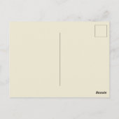 Postale Carte de Noël personnalisée avec photo (Dos)