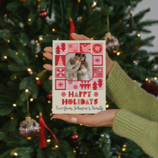 Postale Carte de Noël personnalisée avec photo