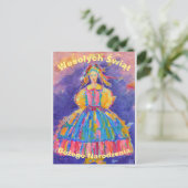 Postale Carte de Noël polonaise (Debout devant)