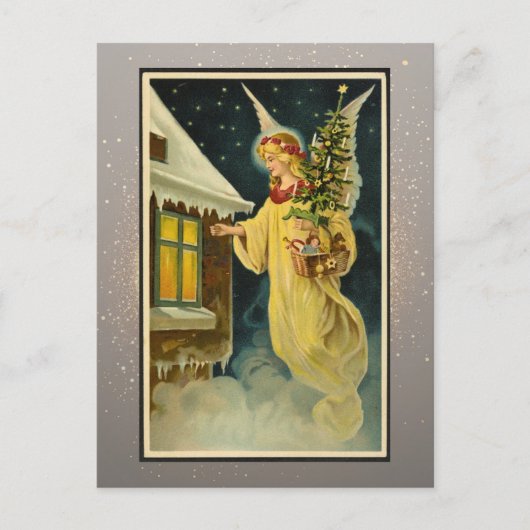 Postale Carte de Noël religieuse vintage (Devant)