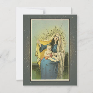 Postale Carte de Noël religieuse vintage