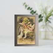 Postale Carte de Noël religieuse vintage (Debout devant)