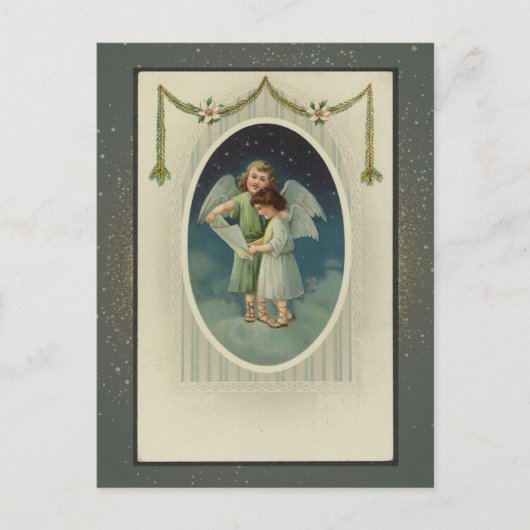 Postale Carte de Noël religieuse vintage (Devant)