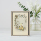 Postale Carte de Noël religieuse vintage (Debout devant)