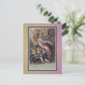 Postale Carte de Noël religieuse vintage (Debout devant)