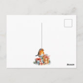 Postale Carte de Noël Rouge-Gorge (Dos)