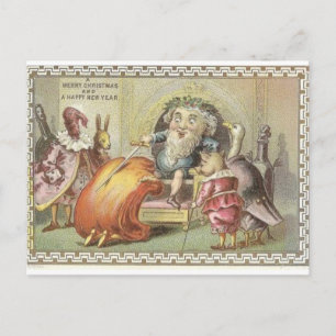 Postale Carte de Noël Sir Loin