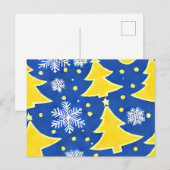 Postale Carte de Noël Ukrainienne Winter Wonderland (Devant / Derrière)