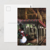 Postale carte de Noël vintage (Devant / Derrière)