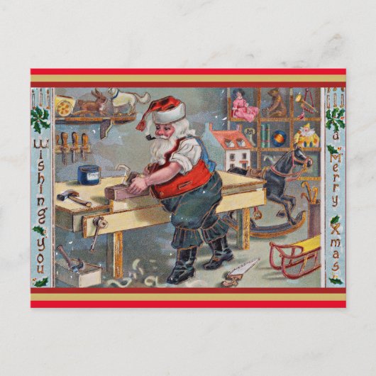 Postale Carte de Noël Vintage (Devant)