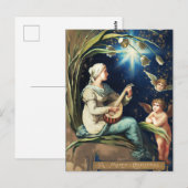 Postale Carte de Noël vintage (Devant / Derrière)