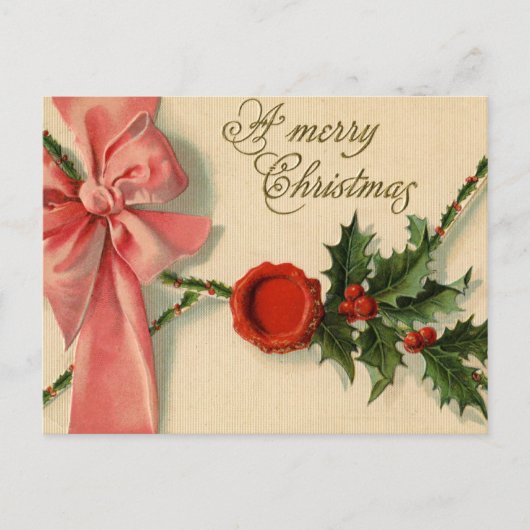 Postale Carte de Noël vintage (Devant)