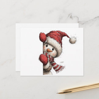 Postale Carte de Noël | Vœux de fêtes de fin d'année