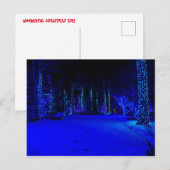Postale Carte de Noël Wonderful Christmas Time (Devant / Derrière)