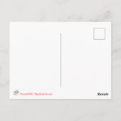 Postale Carte de Noël zombie joyeuse (Dos)