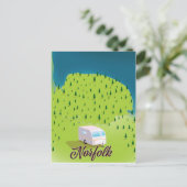 Postale Carte de Norfolk Caravan (Debout devant)
