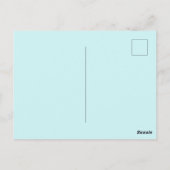 Postale Carte de note de Noël Joyeux (Dos)