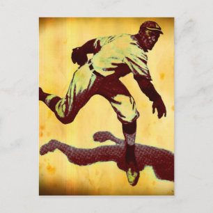 Postale Carte de note de Pitcher de Baseball vintage