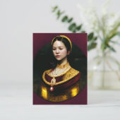 Postale Carte de note plat Anne Boleyn (Debout devant)