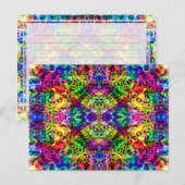 Postale Carte de notes de rêve multicolore (Devant / Derrière)