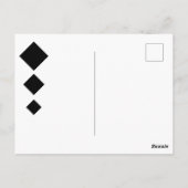 Postale Carte de Nouvel An champs de lavande devant la mon (Dos)