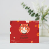 Postale Carte de Nouvel An Chinoise 2022 (Debout devant)