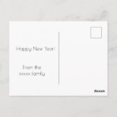 Postale Carte de Nouvel An Chinoise 2022 (Dos)