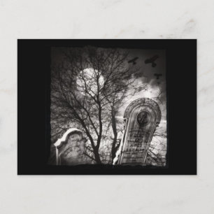 Postale Carte de nuit d'Halloween