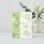 Postale Carte de numéro de tableau des oiseaux et des Mari (Debout devant)