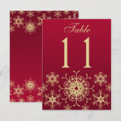 Postale Carte de numéro de tableau rouge, Parties scintill (Devant / Derrière)