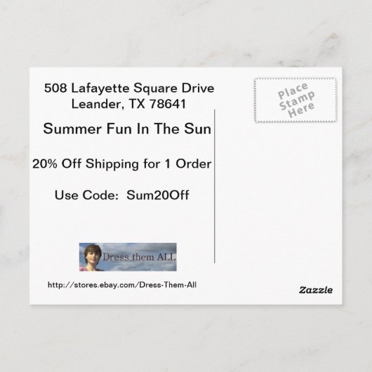 Postale Carte de paiement 2 (Dos)