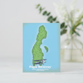 Postale Carte de Papa Westray Écosse. (Debout devant)