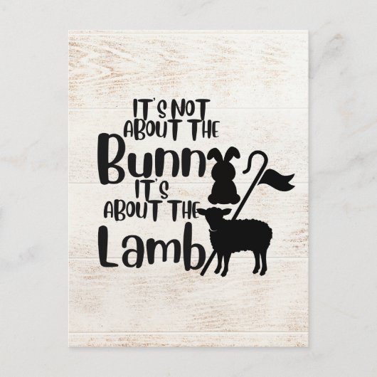 Postale Carte de Pâques avec Écriture (Devant)