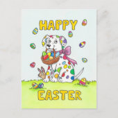 Postale Carte de Pâques dalmatien joyeuse (Devant)