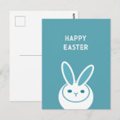 Postale Carte de Pâques joyeuse (Devant / Derrière)