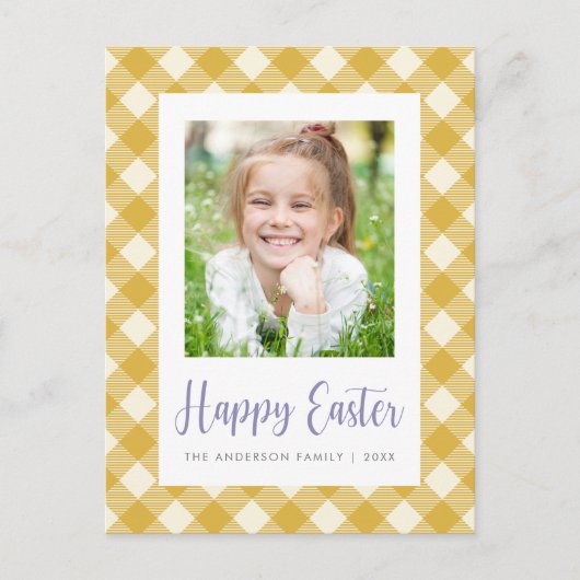 Postale Carte de Pâques photo Joyeuses Pâques (Devant)