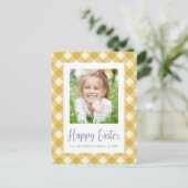 Postale Carte de Pâques photo Joyeuses Pâques (Debout devant)