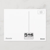 Postale carte de parchemin de dragon bleu (horz) (Dos)