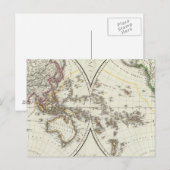 Postale Carte de Paris Atlas (Devant / Derrière)
